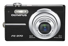 Olympus FE370 8MP Digital Camera with 5x Optical Dual Image Stabilized Zoom (Pink) N9