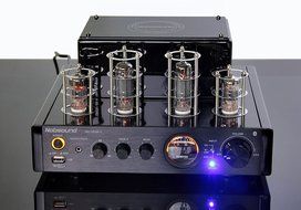 Nobsound MS-10D MKII Hybird Tube Amplifier with Bluetooth/USB/Headphone for Hi-Fi (Black) N2
