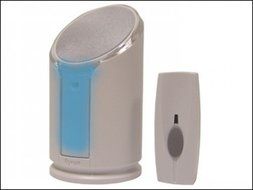 Byron Sentry BY301 100m Extra Loud Wireless Portable Door Chime Kit with Optional Strobe Alert and 8 Sounds by...