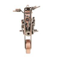 Handmade Wrought Iron Motorcycle Model Bronze Black#3 - Black N6