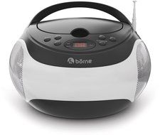 B&oacute;rne Prcd400a-BK Portable Cd Boombox with Am/fm Radio, aux-in N2