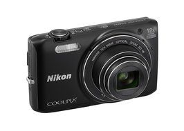 Nikon COOLPIX S6800 16 MP Wi-Fi CMOS Digital Camera with 12x Zoom NIKKOR Lens and 1080p HD Video (White) (Discontinued... N12