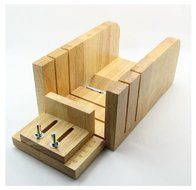 Ehdching 1pcs Adjustable Wood Soap Loaf Mold + 2pcs Wavy Straight Planer Cutting Tool Set N4