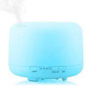 LOTOS 500ML Ultrasonic Mist Essential Oil Aromatherapy Humidifier,Perfect Christmas New Year Gift N7