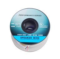 C&amp;E 250 Feet 14AWG CL2 Rated 2-Conductor Loud Speaker Cable (For In-Wall Installation) N9