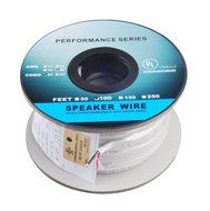 C&amp;E 250 Feet 14AWG CL2 Rated 2-Conductor Loud Speaker Cable (For In-Wall Installation) N10