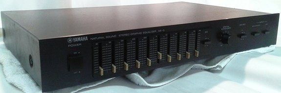 Vintage Yamaha GE-5 Natural Sound Stereo Graphic Equalizerwith digital online PDF instruction manual Made in Japan N3