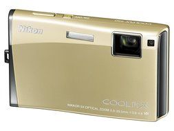 Nikon Coolpix S60 10MP Digital Camera with 5x Optical Vibration Reduction (VR) Zoom (Platinum Bronze) N3