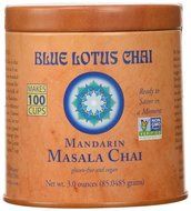 Blue Lotus Mandarin Masala Chai - 3 oz Tin (100 cups) N2