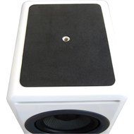 Audioengine P4 Premium Passive Bookshelf Speakers (White) with DS2 Desktop Speaker Stands (Black) N2