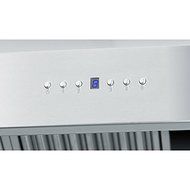 Wall Mounted Range Hood Size: 16.38" H x 30" W x 27.5" D