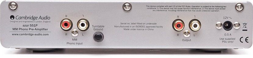 Cambridge - Azur 551P MM Phono Preamp (Silver)