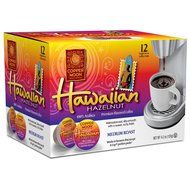 Copper Moon Coffee Hawaiian Hazelnut, Single Cups, 12 Count for Keurig K-cup Brewers N2