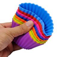 Kingstar Silicone Mini Paw Cake Pan Bone Bakeware Baking Mold Set of 2 with Lovely Brush, 29-cavity