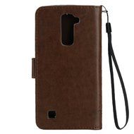 LG K10 Case, LG K10 Wallet Case,PHEZEN Cute Bear Don&#039;t Touch My Phone Design PU Leather Wallet Case Stand Flip... N67