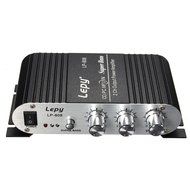 AMPLIFIER - LEPY MINI CAR HOME STEREO HI FI AMPLIFIER 2 CHANNEL FOR IPOD MP3 PC DVD CD 12V
