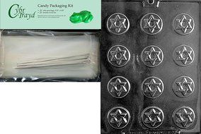 Cybrtrayd R072 Star of David Mints Chocolate Candy Mold with Exclusive Cybrtrayd Copyrighted Chocolate Molding... N2