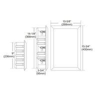 Earthquake - Image 846X 3 Way In-Wall Speaker (Single)