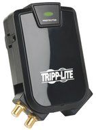 Tripp Lite 4 Outlet Surge Protector/Suppressor, Wall Mount Direct Plug-in, &amp; $10K INSURANCE (TLP4BK) N6