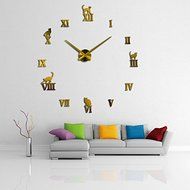 EverTrust(TM) new real quartz selling metal modern watch large 3d diy wall clock home decor gift silent clocks...