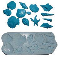Silicone Molds Ocean Shell 13 Set Mold Craft Fondant Cake Decorating M4806 By Ok Molds
