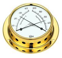 Barigo 983MS Tempo Series Ships Comfor tmeter, Brass - 3.3 in.