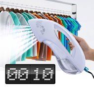 [Upgraded Version]Mini Garment Steamer Portable Fabric Steamer, Electric Steam Iron Brush, Electric Steamer, Automatic... N2