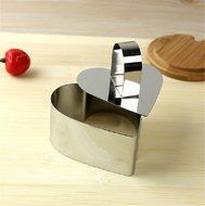 SNW Stainless Steel Cheese Cake Cookie Cutter Mold Bakeware,Flower N2