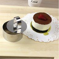 SNW Stainless Steel Cheese Cake Cookie Cutter Mold Bakeware,Flower N3