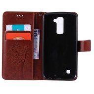 LG K10 Case, LG K10 Wallet Case,PHEZEN Cute Bear Don&#039;t Touch My Phone Design PU Leather Wallet Case Stand Flip... N99