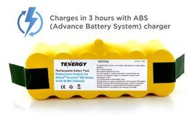Tenergy Replacement Battery for iRobot R3 500, 600, 700 &amp; 800 series 14.4V APS Battery N5