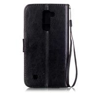 LG K10 Case, LG K10 Wallet Case,PHEZEN Cute Bear Don&#039;t Touch My Phone Design PU Leather Wallet Case Stand Flip... N101