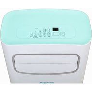 Keystone KSTAP12CL 12,000 BTU 115V Portable Air Conditioner with Remote Control, White/Blue N3