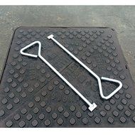 18 Manhole Cover Lifting Keys Heavy Duty Steel Drain Plate Stop Cock by SmartHome N3