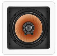 OSD Audio CW840SQ White 8-inch Poly Square In-Ceiling or In-Wall Speaker Pair N4