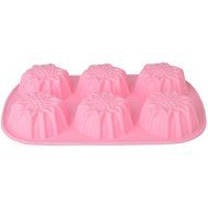 EVTECH(TM) 6 Cavity Sunflower Style Silicone Gel Non Stick Cake Bread Mousse Biscuit Ice Pudding Mold Chocolate... N4