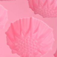 EVTECH(TM) 6 Cavity Sunflower Style Silicone Gel Non Stick Cake Bread Mousse Biscuit Ice Pudding Mold Chocolate... N5