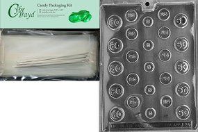 Cybrtrayd J024 Coins Jobs Chocolate Candy Mold