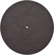 Genuine Leather Turntable Platter Mat - Dark Brown N2
