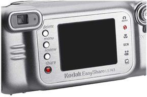 Kodak Easyshare LS743 4 MP Digital Camera with 2.8xOptical Zoom N4