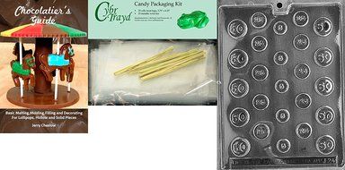 Cybrtrayd J024 Coins Jobs Chocolate Candy Mold N3