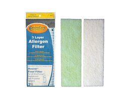 (2) Hoover WindTunnel Self Propelled 3 Layer Final Vacuum Filters, Bagless, Upright, Widepath, Empower, Foldaway...