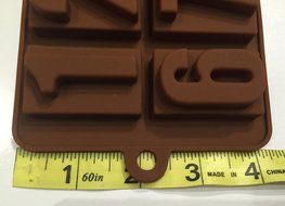 Charm&trade; Silicone Numbers Chocolate Candy Mold Birthday Anniversary Party Wedding Decor