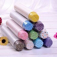 Wholesale Polka Dot/ Solid Design Round Food Grade Paper Cupcake Decoration Cake Mold N3