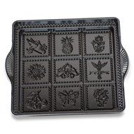Nordic Ware Snowflake Shortbread Pan, Silver N2
