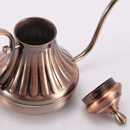 Tina Stainless Steel Pour Over Drip Kettle Coffee Pot Teapot 420ML (420ML) N2