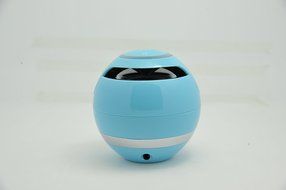 Blue - LED Bluetooth 3.0 Stereo Speaker With Mic Radio &amp; MP3 All in One Free SD card included