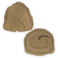 Theater Solutions 6R8S Outdoor Sandstone 8" Rock 6 Speaker Set for Deck Pool Spa Yard Garden N2