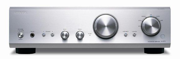 Onkyo Integrated Amplifier 85W+85W A-973(S) (Silver) Japan Import