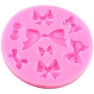 Mujiang 8 Mini Bow Silicone Sugar Clay Gumpaste Cake Decorating Molds N2